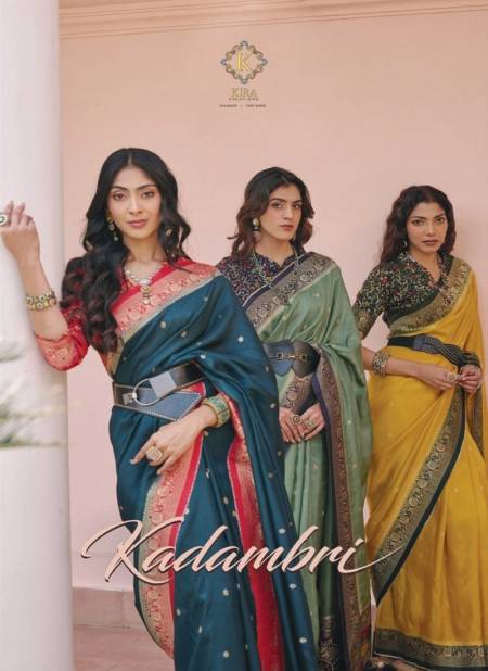 Kadambri By Kira Viscose Wedding Wear Saree Wholesalers In India